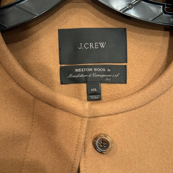 Never worn J Crew wool melton camel cape - Picture 5 of 7